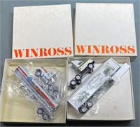 2 - Winross Diecast Tractor Trailers