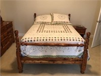 Machine Quilted Double Bedspread
