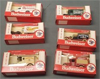 Lot of Budweiser 1/64 Scale Trucks