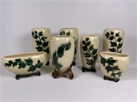7 leaf  decor vases