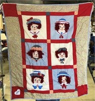 Raggedy Ann quilt