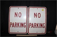 2 “No Parking” Signs