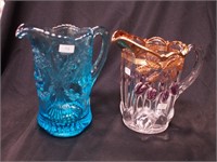Two vintage early American pattern glass