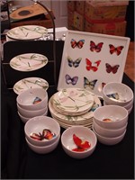 25 pieces of Dransfield & Ross butterfly