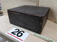 wood box 16x8x17