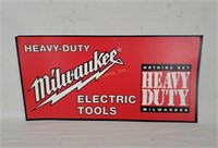 Heavy Duty Milwaukee Electric Tools Sign