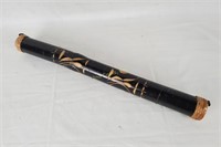 Carved Wood Rain Stick 23.5" Long