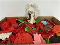 Plastic Cookie Cutters & Wedding topper