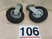 swivel air tire casters-2 2.50-4  4 ply