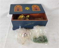 Small Trinket Box Full Costume Jewelry Butterfly