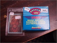 1986 Sportflics Rookies baseball card set with