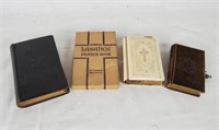Lot Of 4 Vintage Small Prayer Books