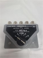 Alpha Delta 4 Position Coaxial Switch/Surge Ham