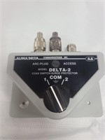 Alpha Delta-2 Coaxial Switch/Surge Protection Ham