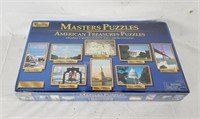 New Master Puzzles American Treasures 8 Puzzle Set