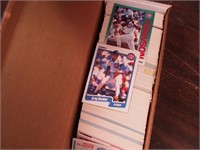 Two boxes of Chicago Cubs baseball cards