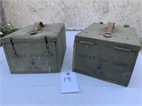 2 Empty Ammo Boxes