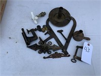 Antique Candle Holders and More