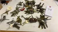 Large Assortment Of Keys