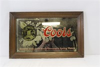 Coors Framed Bar Mirror