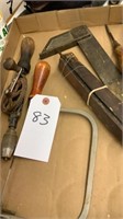 Vintage & Antique Tools Drill, Saw Square