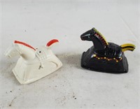 Hobby Horse Metal Salt & Pepper Shakers