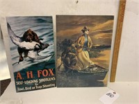 A.H Fox and Hopkins Tin Decor