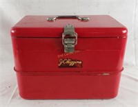 Vintage Jc Higgins Tool Box, Herter's Dry-ice Cans