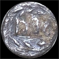 466-415 BC Bruttium Rhegion Coin LIGHT CIRC