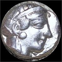 405 BC Athens Tetradrachm CLOSELY UNCIRCULATED