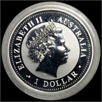 2009 Australian Silver Dollar GEM PROOF 1oz