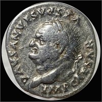 69-79 AD Vespasian Silver Denarius NICELY CIRC