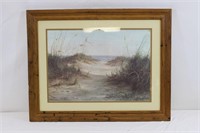 Signed & Numbered Framed Beach Front Print