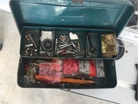 Metal Tool Box W/Contents