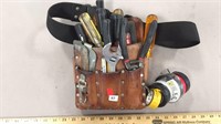 Tool Belt With Numerous Tools