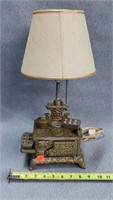 Cast Aluminum Stove Lamp 18"T
