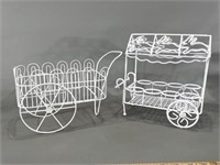 Wire Egg Cart & Basket Cart -Easter Decor