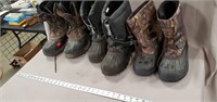 3 - Pairs of Insulated Boots - Ranger - Size 9,