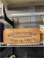 karen Valley Farms California fruits Crate