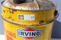 5 Gal Irving Diesel Oil Can