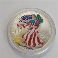 2000 Walking Liberty Silver Dollar 1 Oz Silver