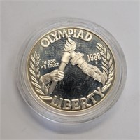 1988s Olympic SILVER Dollar 90% Silver