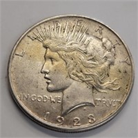 1923d Peace Silver Dollar 90% Silver