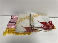 Vintage Pillow Case and Table Clothes