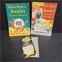 1937/38 Radio Orphan Annie Books/Pamphlet