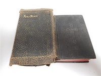 Early 1900s Bible and Book of Prayers 7×4.5"