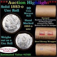 ***Auction Highlight*** Full solid date 1883-o Unc