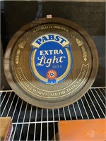 Pabst extra light beer wall decor