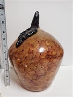 Hand Blown Flash Painted Apple? PEAR?