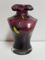 Blown Glass Vase Chest 7.5"